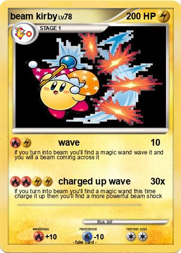 Pokemon beam kirby