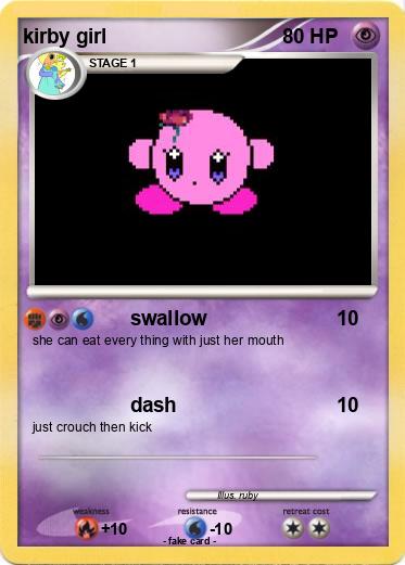Pokemon kirby girl