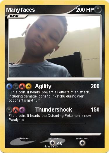 Pokemon Many faces