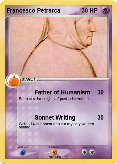 Pokemon Francesco Petrarca