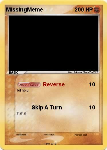 Pokemon MissingMeme
