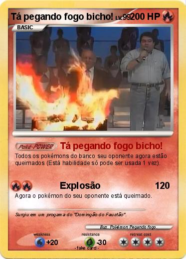Pokemon Tá pegando fogo bicho!
