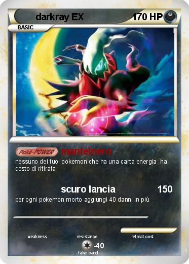 Pokemon darkray EX