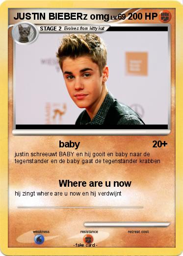 Pokemon JUSTIN BIEBERz omg