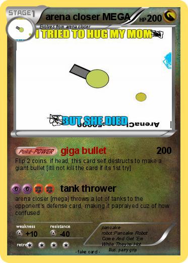 Pokemon arena closer MEGA