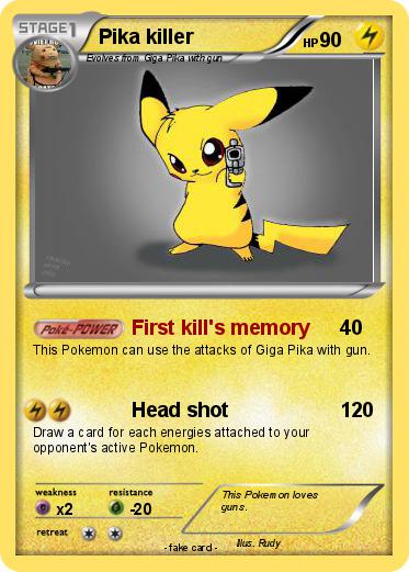 Pokemon Pika killer