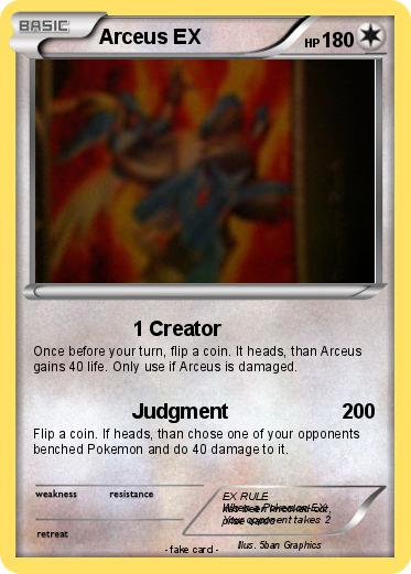 Pokemon Arceus EX