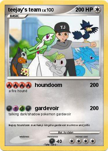 Pokemon teejay's team