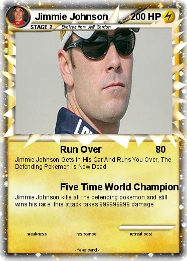 Pokemon Jimmie Johnson