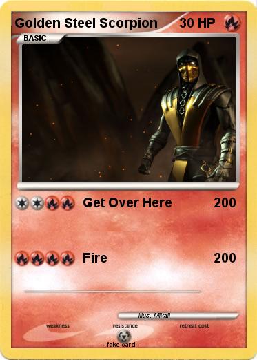 Pokemon Golden Steel Scorpion