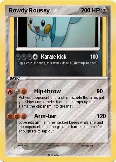 Pokemon Rowdy Rousey