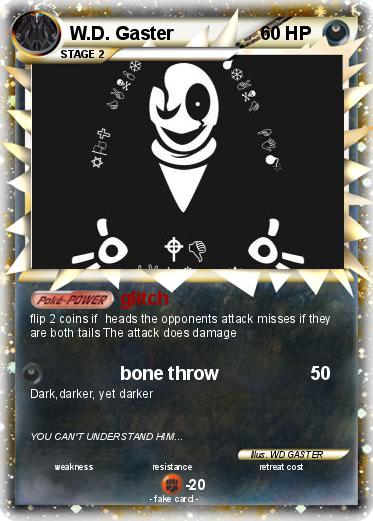 Pokemon W.D. Gaster