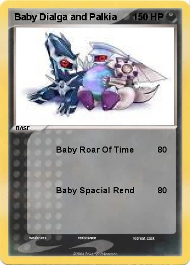 Pokemon Baby Dialga and Palkia