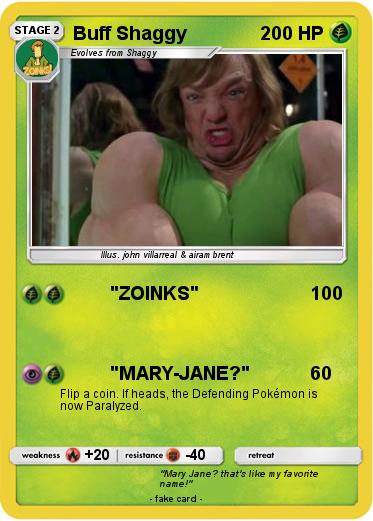 Pokemon Buff Shaggy