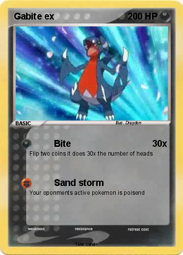 Pokemon Gabite ex