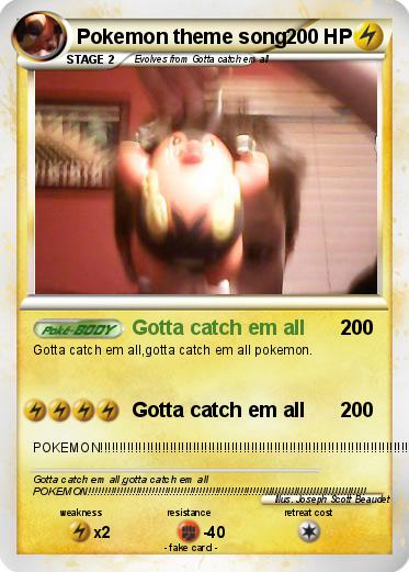 Pokemon Pokemon theme song