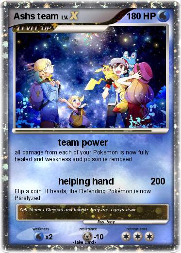 Pokemon Ashs team