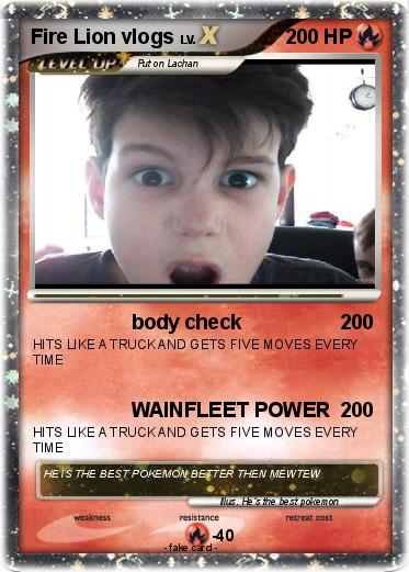 Pokemon Fire Lion vlogs