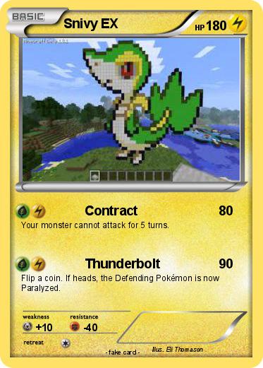 Pokemon Snivy EX