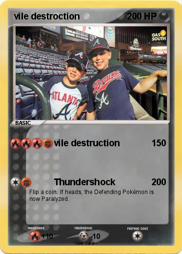 Pokemon vile destroction