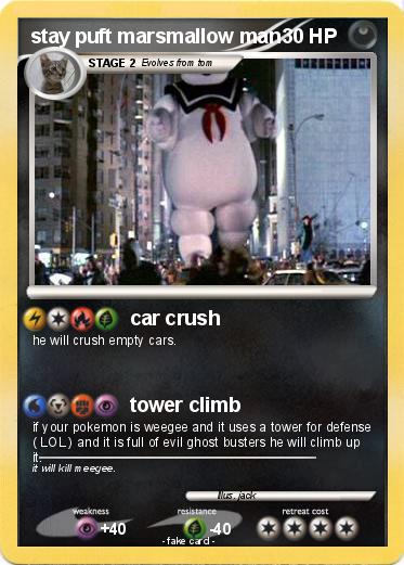 Pokemon stay puft marsmallow man