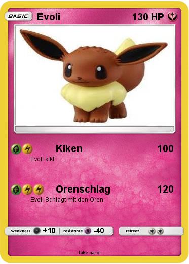 Pokemon Evoli