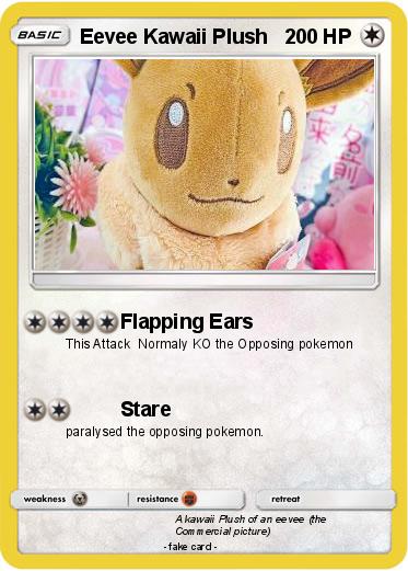 Pokemon Eevee Kawaii Plush