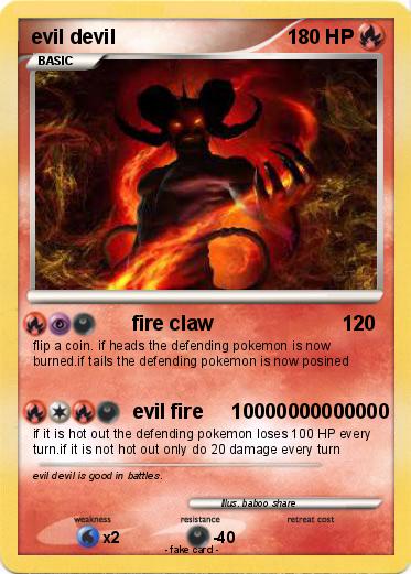 Pokemon evil devil