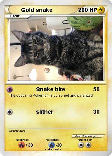 Pokemon Gold snake