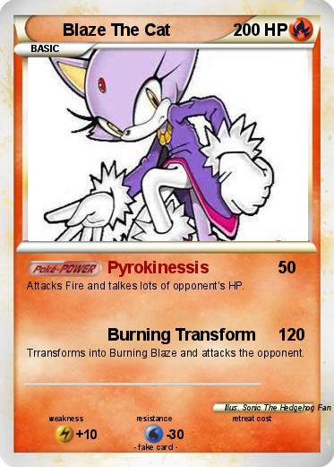 Pokemon Blaze The Cat