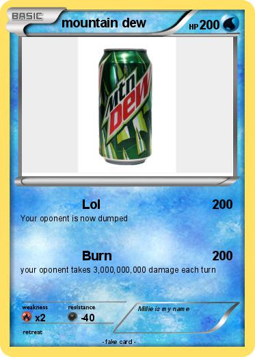 Pokemon mountain dew