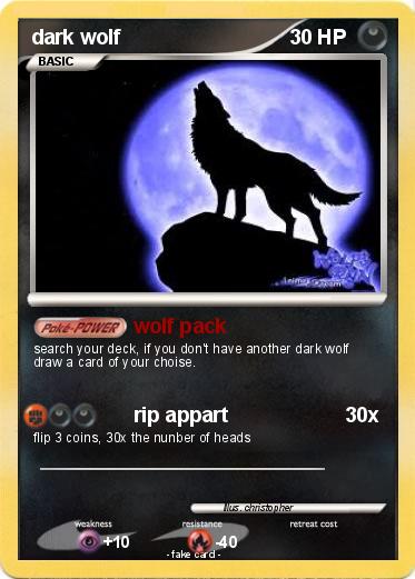 Pokemon dark wolf