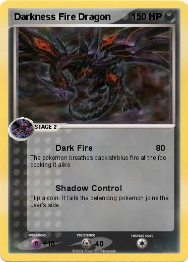 Pokemon Darkness Fire Dragon
