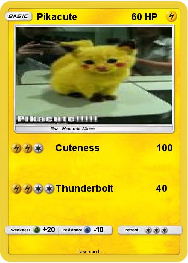 Pokemon Pikacute