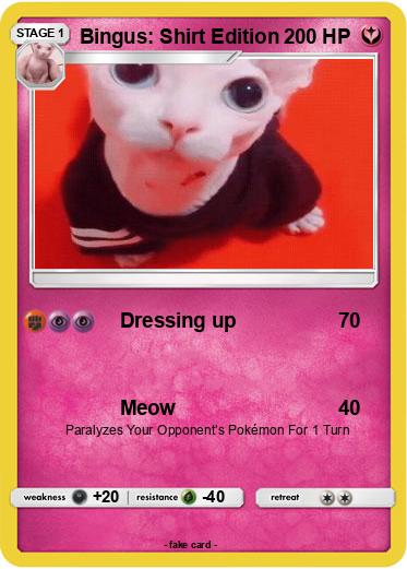 Pokemon Bingus: Shirt Edition