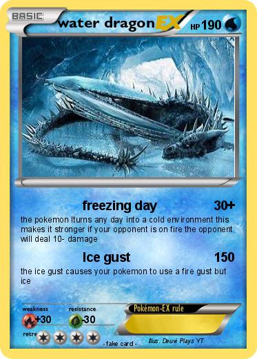 Pokemon water dragon