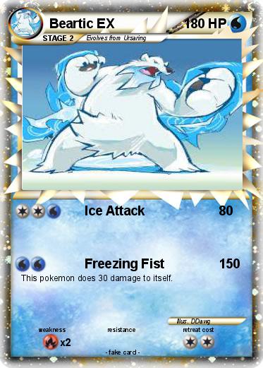 Pokemon Beartic EX