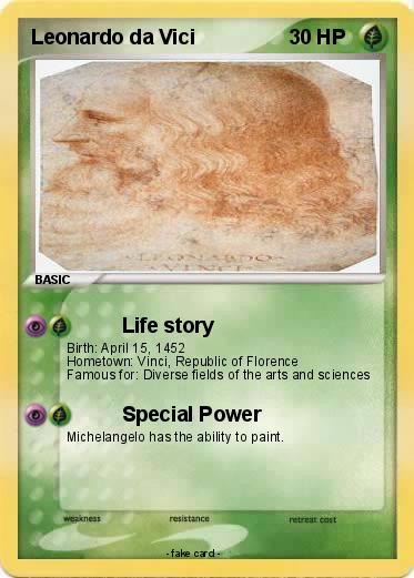 Pokemon Leonardo da Vici