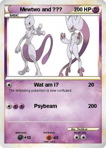 Pokemon Mewtwo and ???