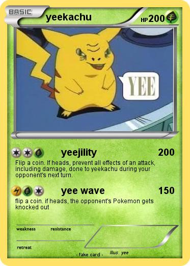 Pokemon yeekachu