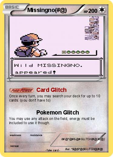 Pokemon Missingno(#@)