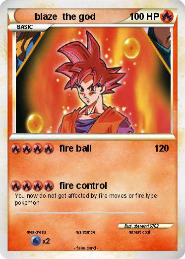 Pokemon blaze  the god