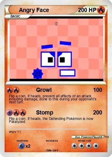 Pokemon Angry Face