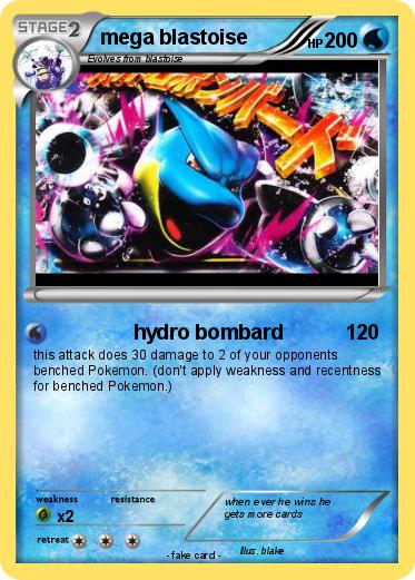 Pokemon mega blastoise