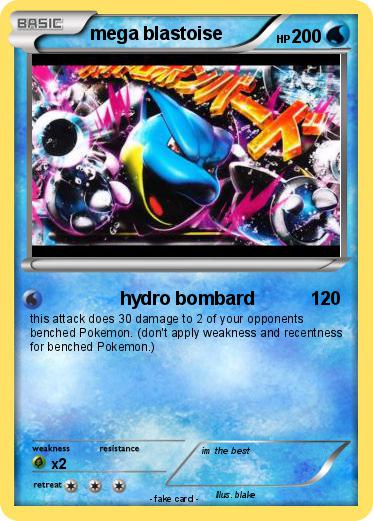 Pokemon mega blastoise