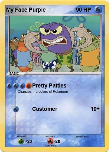 Pokemon My Face Purple