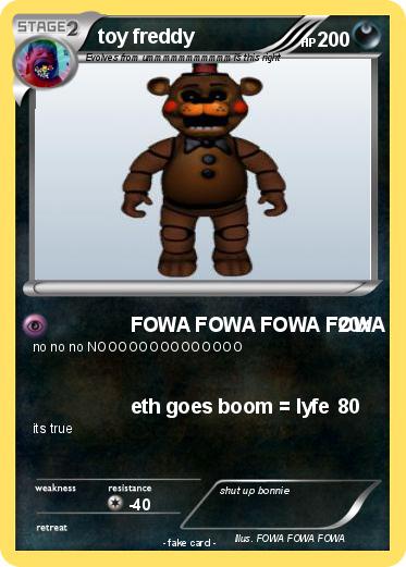 Pokemon toy freddy