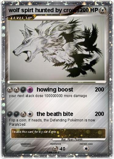 Pokemon wolf spirt hunted by crows