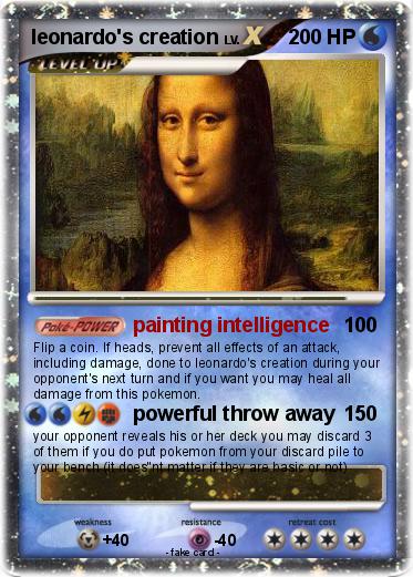 Pokemon leonardo's creation