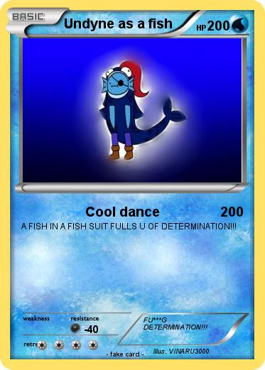Pokemon Undyne as a fish